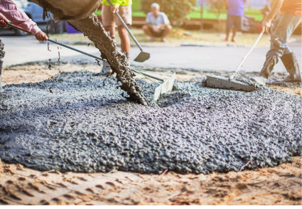concrete foundation and slab work