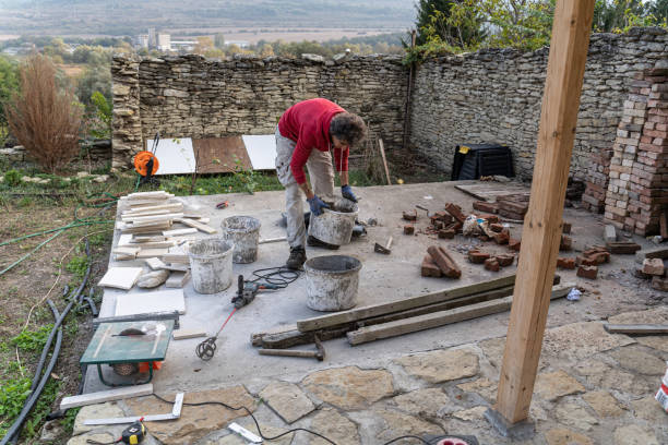 stone wall construction and repair