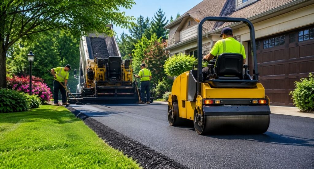 asphalt driveway installation in maryland