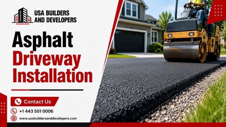 asphalt driveway installation