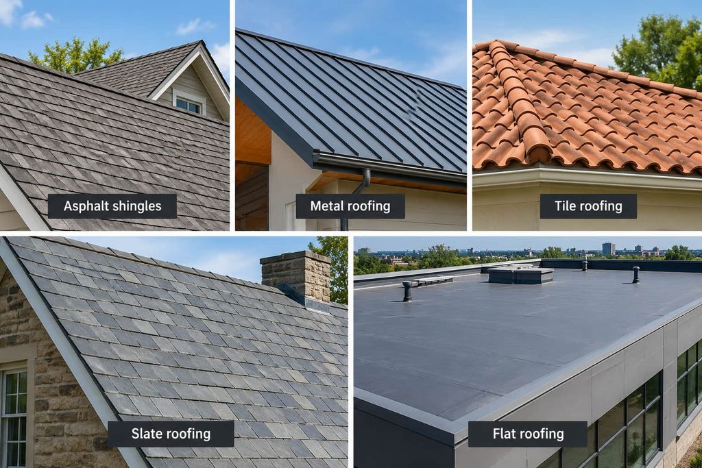 comparison of different types of roofing servies