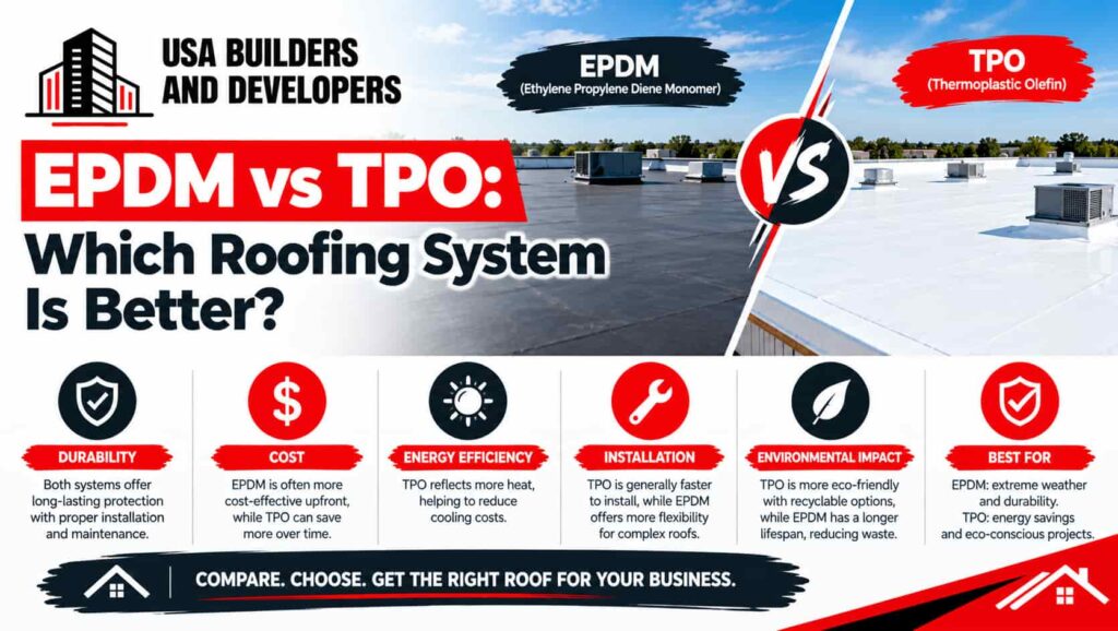 EPDM vs TPO roofing