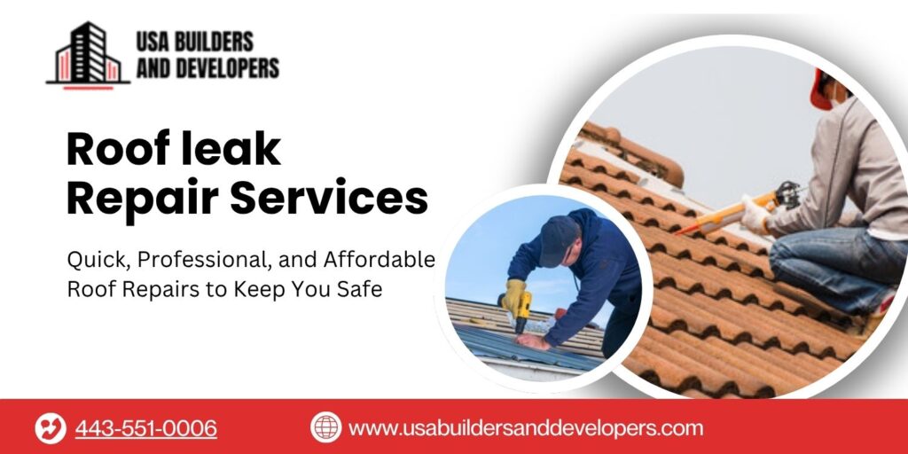 roof leak repair service ensuring fast and reliable protection.