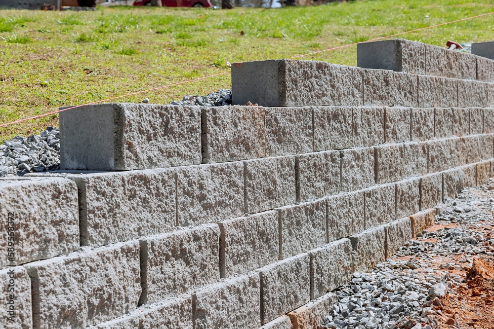 types of retaining wall blocks