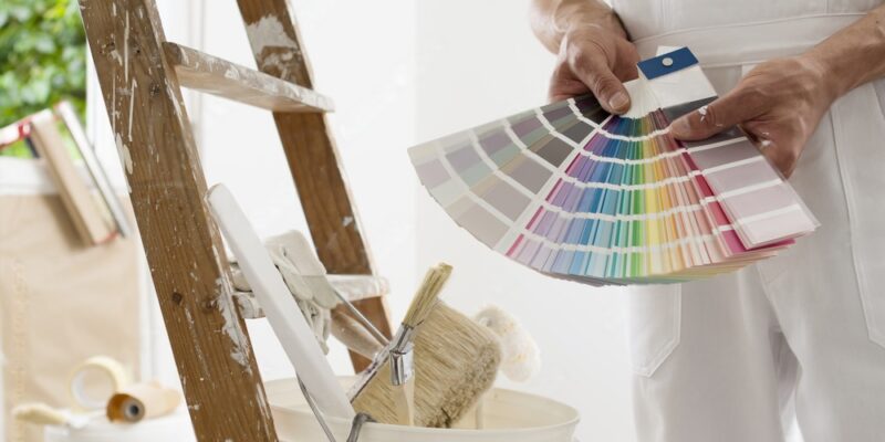 choose the color using the sample swatch