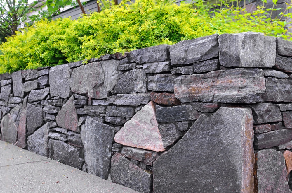 natural stone retaining walls