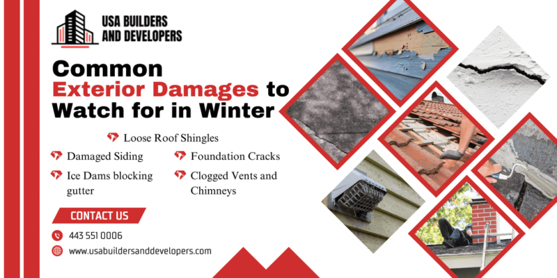 Common exterior damages