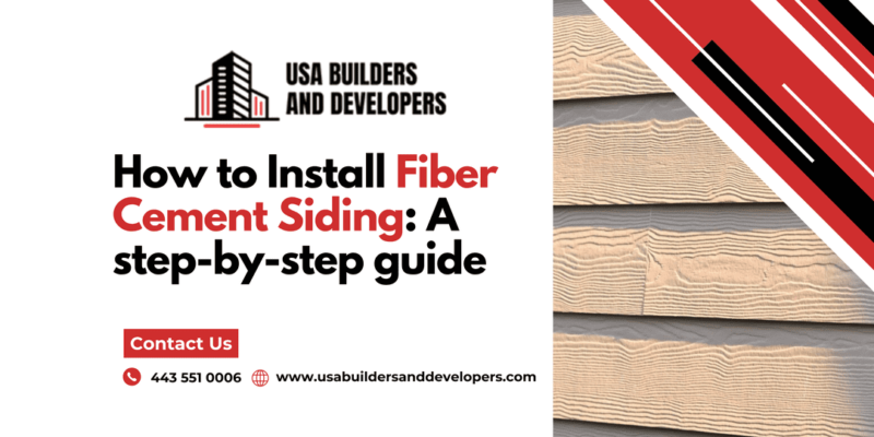 fiber cement siding installation