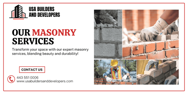 Our top masonry services for your home