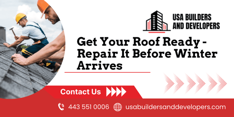 Repair roof before winter