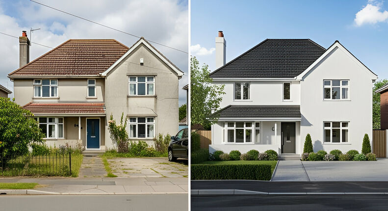 best house exterior renovation