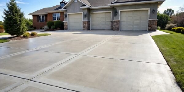 walkway and driveway