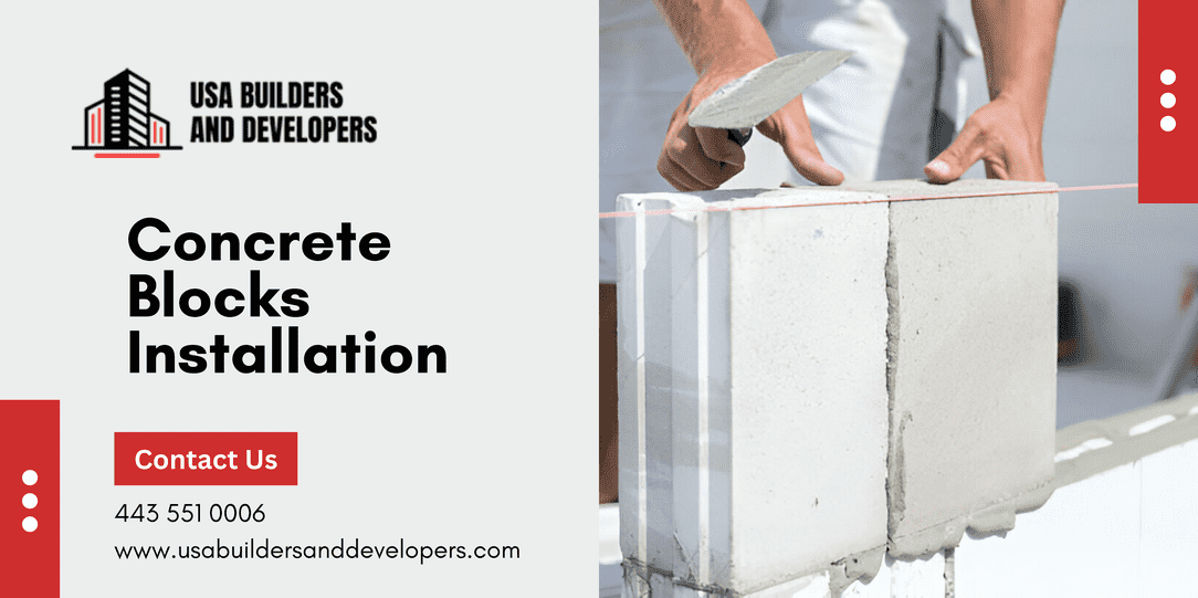 Concrete Blocks Installation Services in Maryland