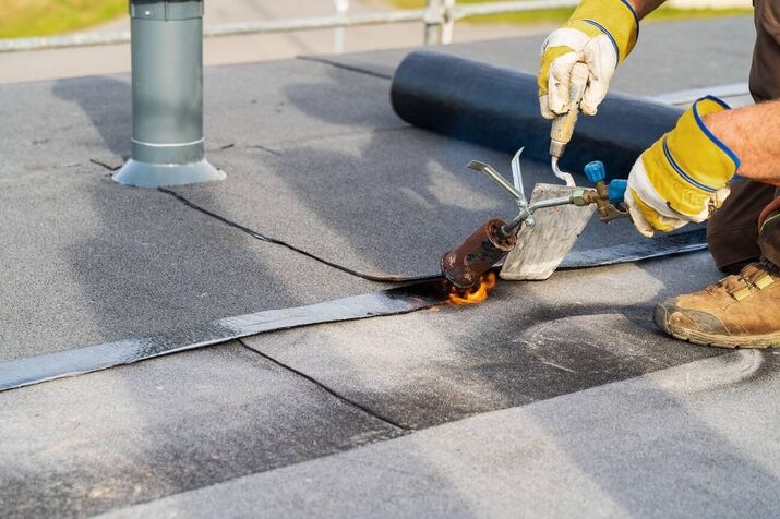 flat roof installation