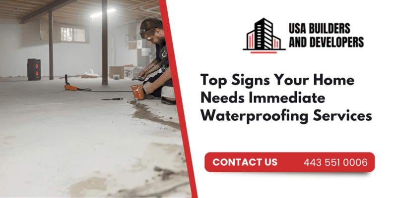 home needs immediate waterproofing