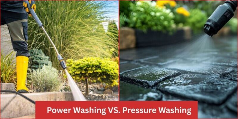 power washing vs pressure washing services