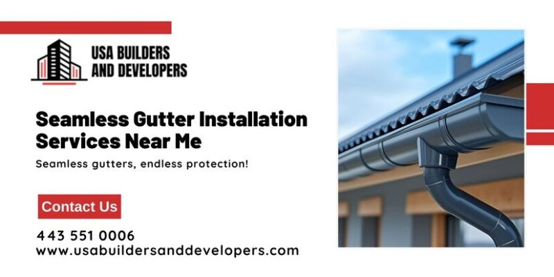 seamless gutter installation