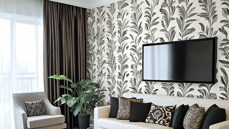 wallpaper accent wall