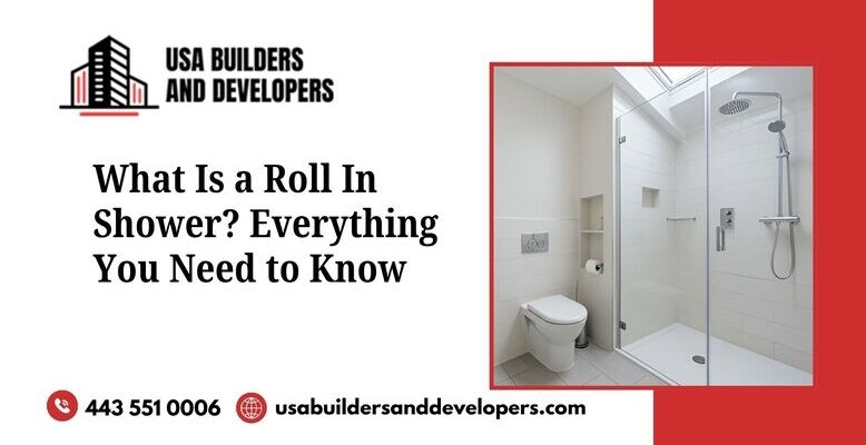 what is a roll in shower