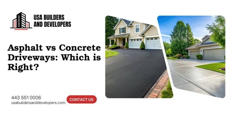 concrete vs asphalt driveway