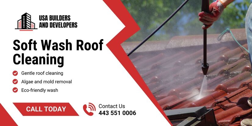soft wash roof cleaning banner