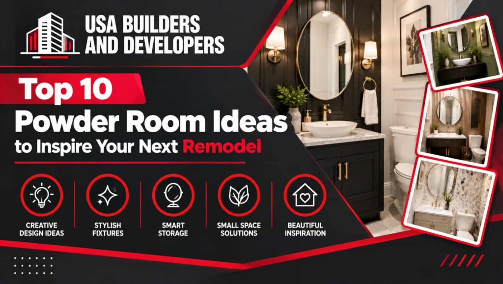 modern powder room ideas