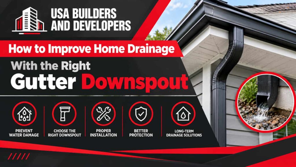 home drainage gutter