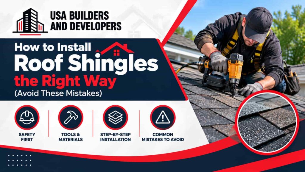 how to install roof shingles