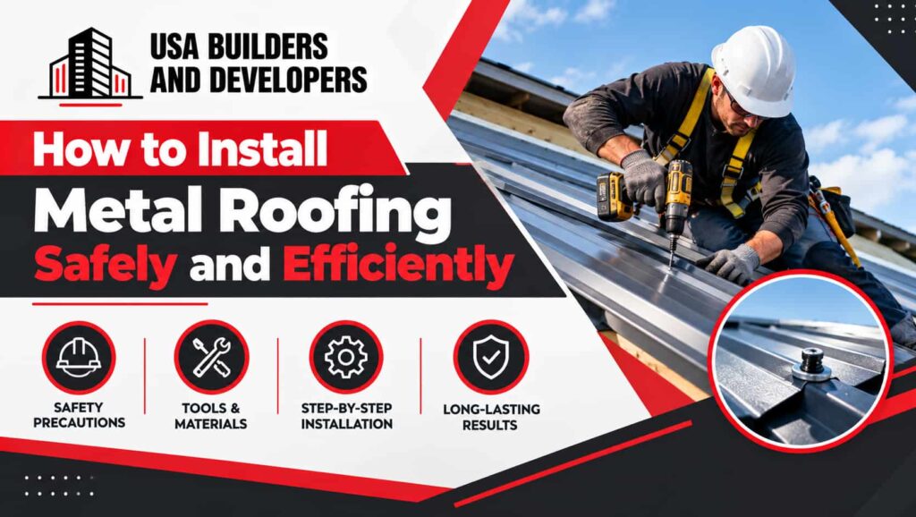metal roofing installation