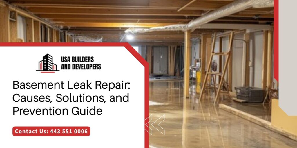 Professional Basement Leak Repair Services in Maryland