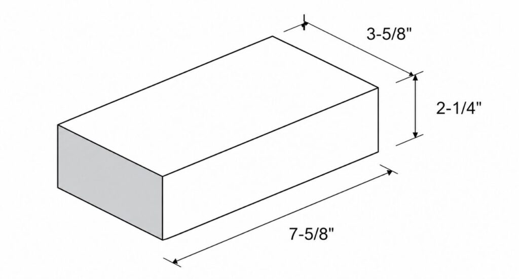 how to measure Brick Dimensions