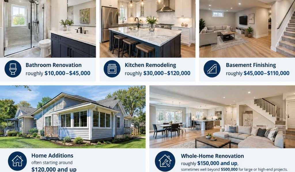custom home renovation cost