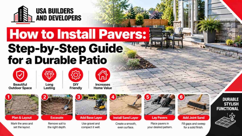 How to Install Pavers – Step-by-Step Patio Guide