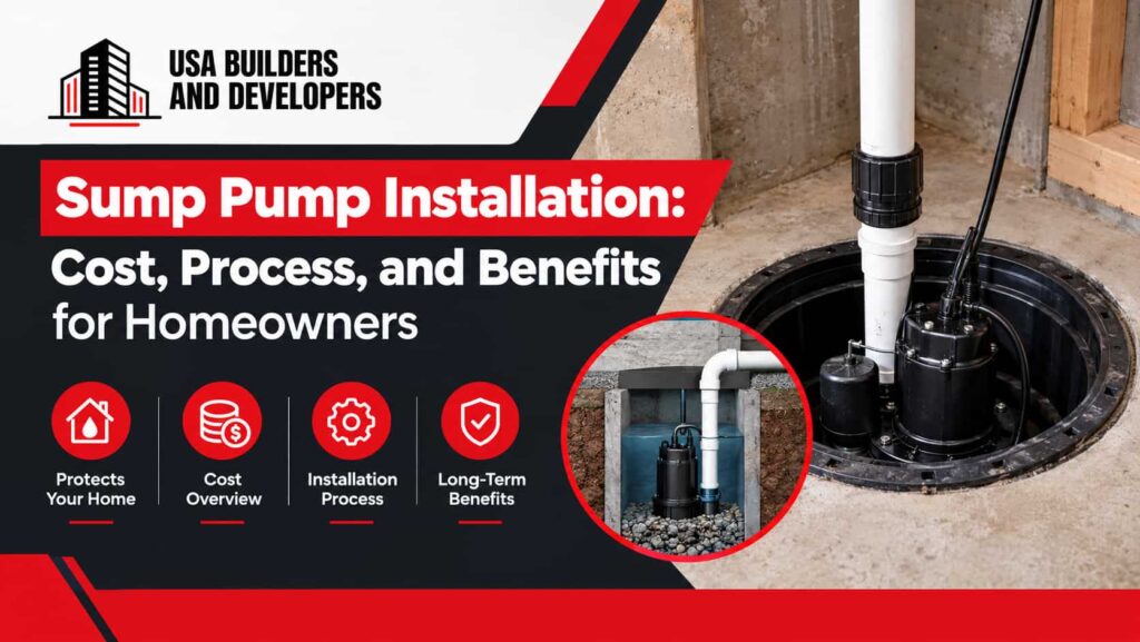 sump pump installation in baltimore