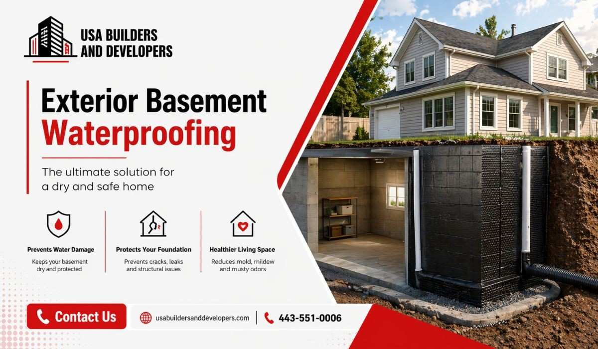 Exterior Basement Waterproofing for a Safe Dry Home