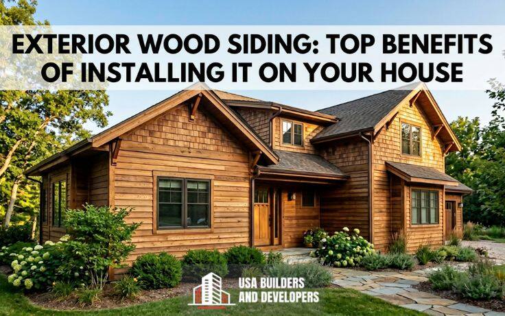 Residential home in Maryland featuring exterior wood siding for improved curb appeal and energy efficiency