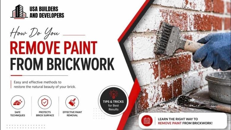 how do you remove paint from brickworks