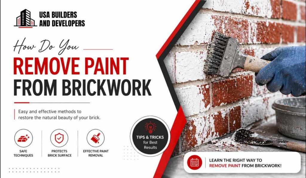 how do you remove paint from brickwork