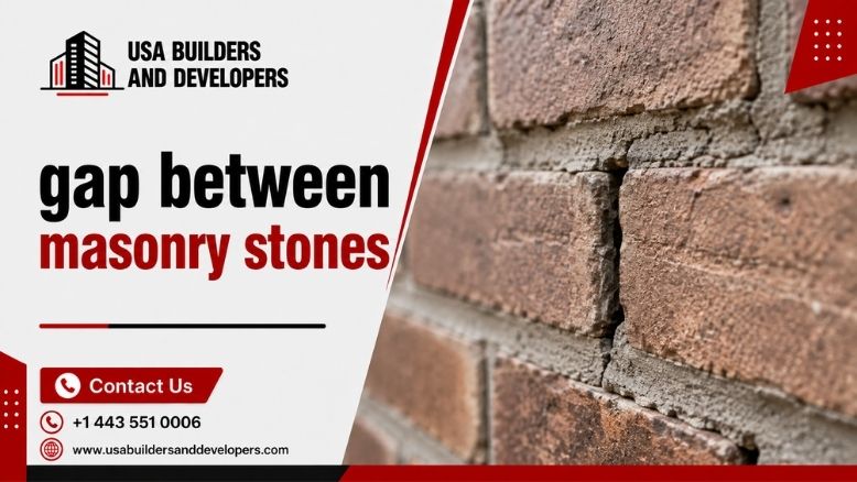 gap between masonry stones in maryland