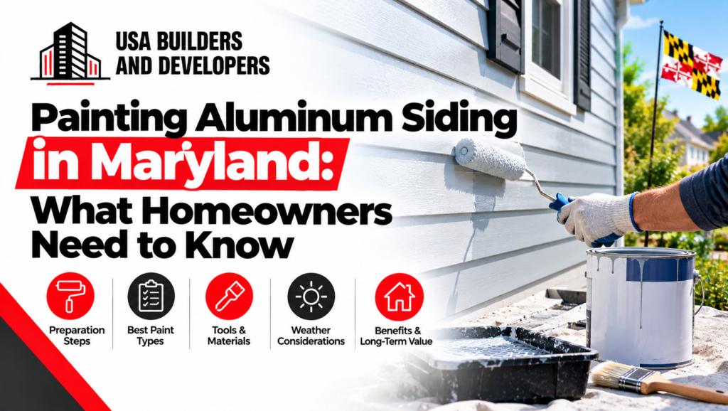painting aluminum siding in maryland