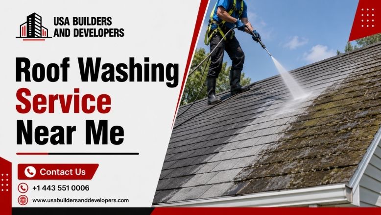 roof washing service near me