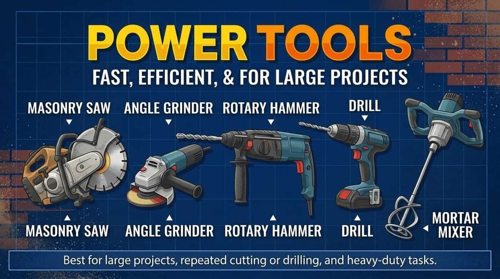 masonry tools
