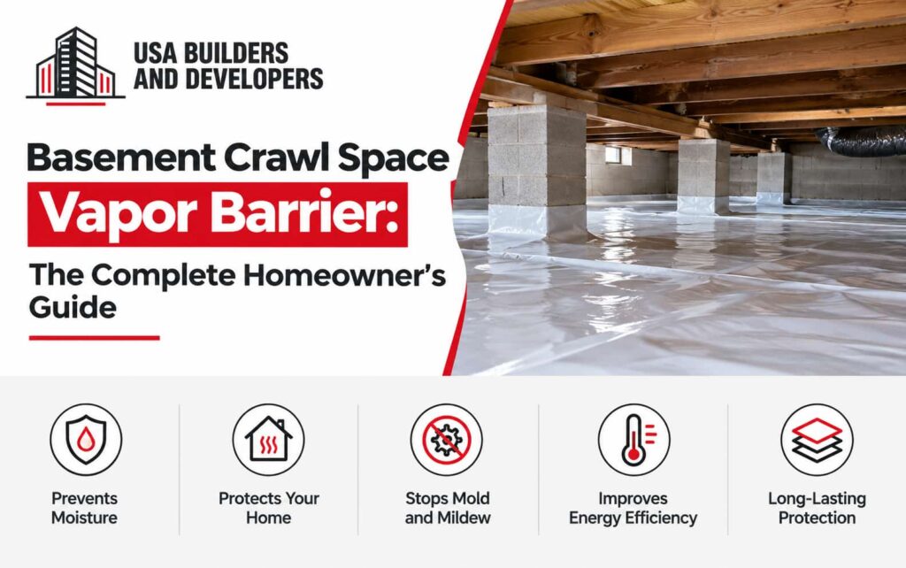 basement crawl space vapor barrier