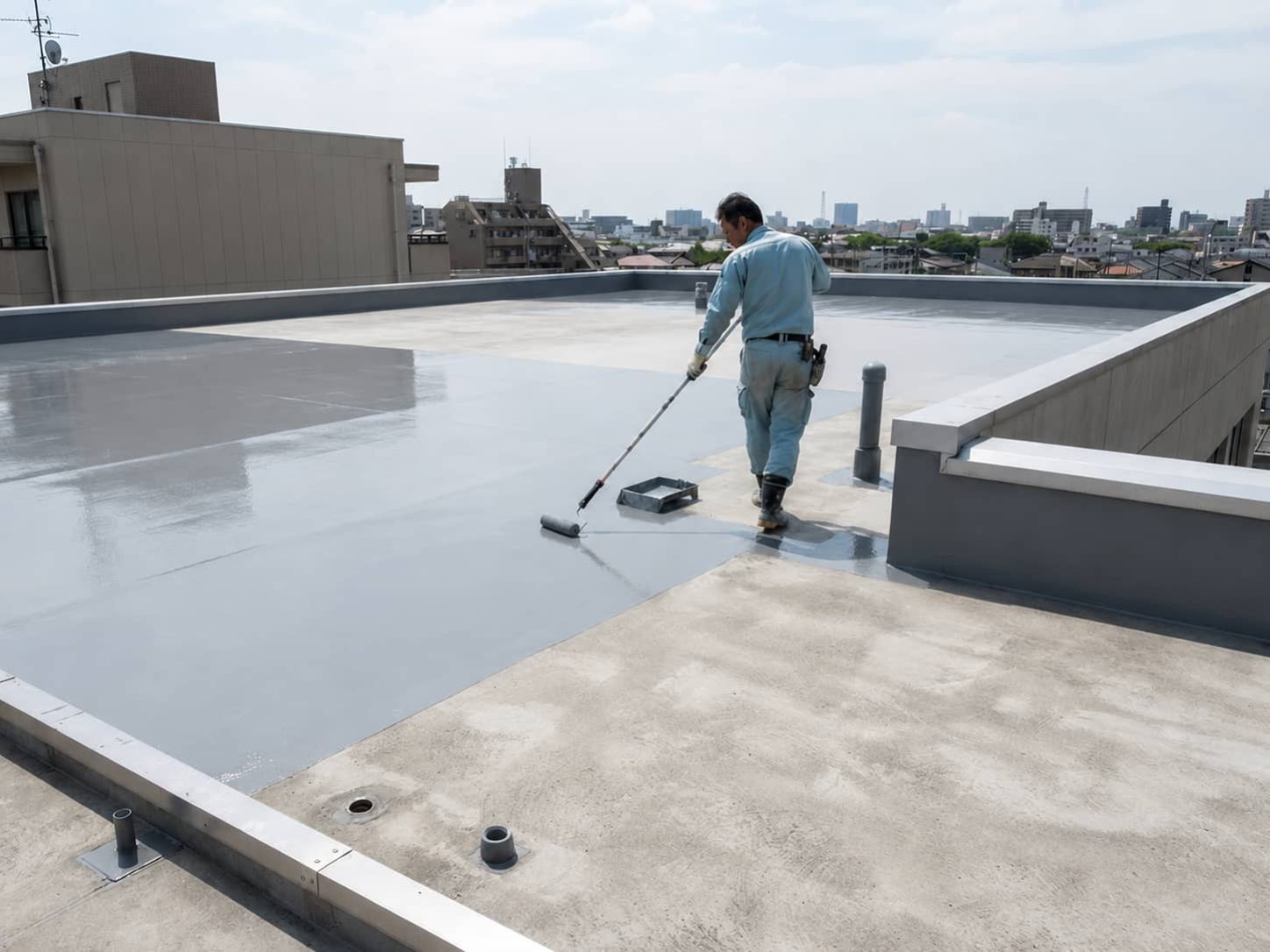 rooftop waterproofing in chevy chase maryland