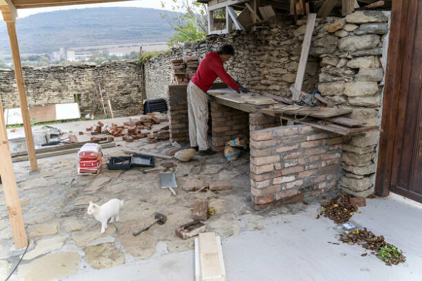 stone wall construction stone wall construction